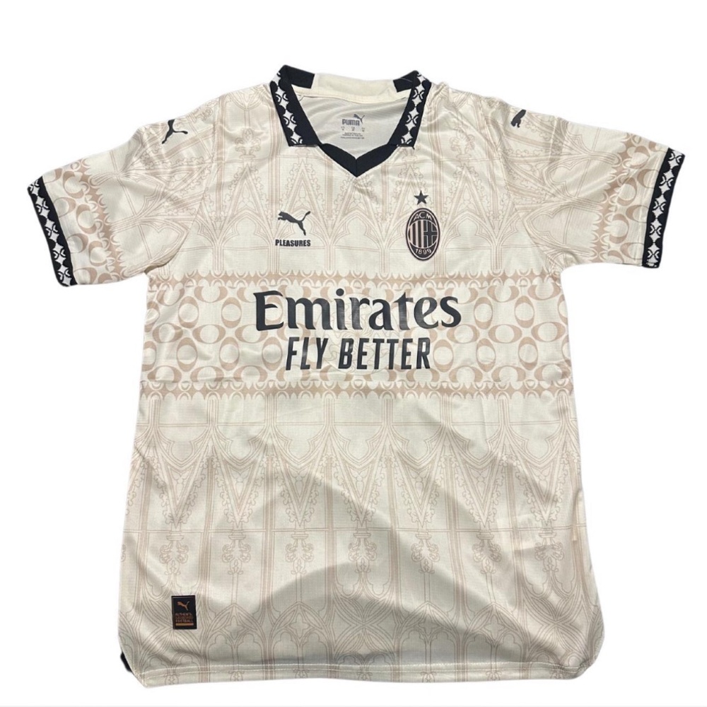 23/24 AC Milan x pleasures kit